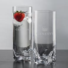 Hillcrest Hiball/Cooler - Deep Etch  - Etched Barware