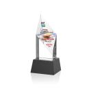 Vertex Full Color Black on Base Crystal Award