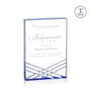 Chestham Blue Rectangle Acrylic Award