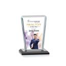 Chatham Full Color Black Rectangle Crystal Award