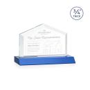 Micasa Blue Arch & Crescent Crystal Award