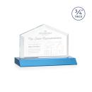 Micasa Sky Blue Arch & Crescent Crystal Award
