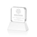Flamborough White on Base Crystal Award