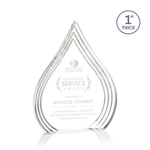 Corporate Awards - Budget Awards & Trophies - Dover Clear Acrylic Award