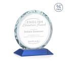 Centura Blue Circle Crystal Award