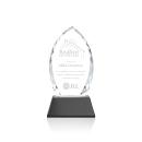 Wilton Black on Newhaven Base Arch & Crescent Crystal Award