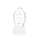 Wilton White on Newhaven Base Arch & Crescent Crystal Award