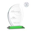 Wichita Green Flame Crystal Award
