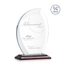 Wichita Rosewood Flame Crystal Award