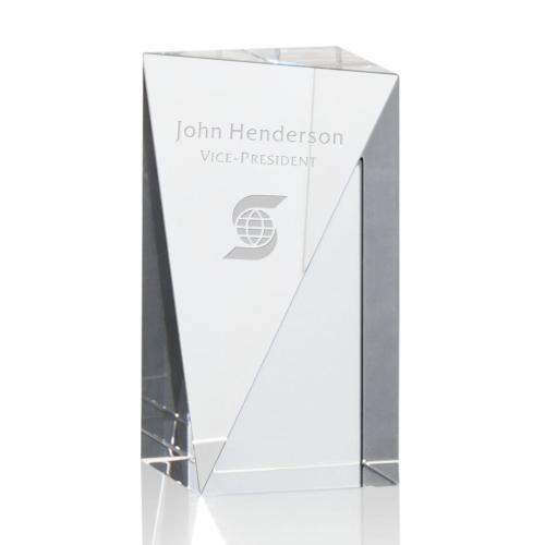 Corporate Awards - Crystal Awards - Crystal Pillar Awards - Easton Obelisk Crystal Award