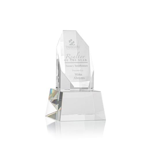 Corporate Awards - Crystal Awards - Barrhaven Clear on Base Crystal Award