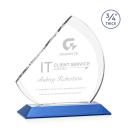 Nantucket Blue Sail Crystal Award