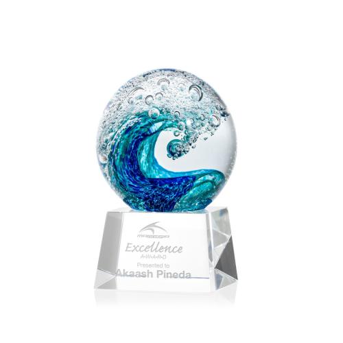 Corporate Awards - Modern Awards - Surfside Spheres on Robson Clear Glass Award