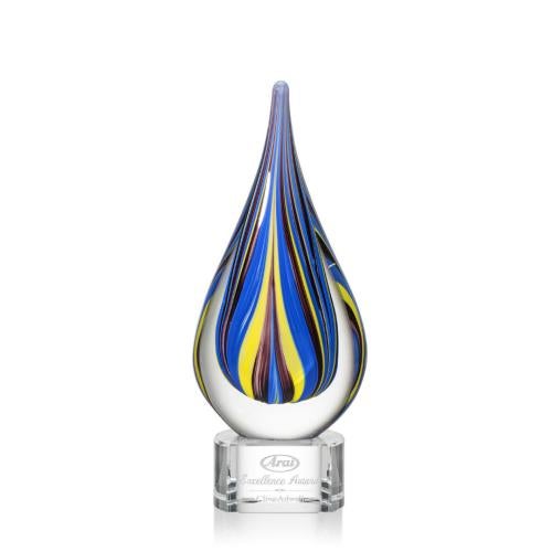 Corporate Awards - Modern Awards - Calabria Clear Glass Award