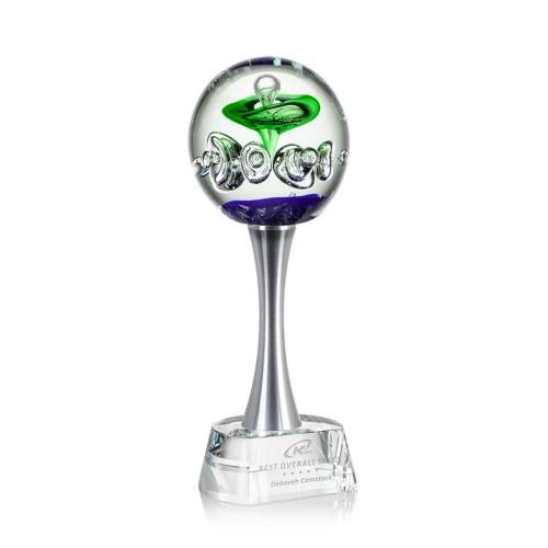 Corporate Awards - Modern Awards - Aquarius Obelisk on Willshire Base Glass Award