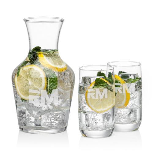 Corporate Recognition Gifts - Etched Barware - Summit Carafe & Nordic Beverage