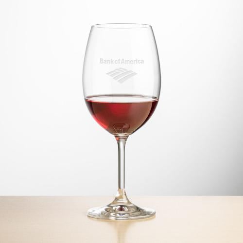 Corporate Recognition Gifts - Etched Barware - Wine Glasses - Townsend Wine - Deep Etch