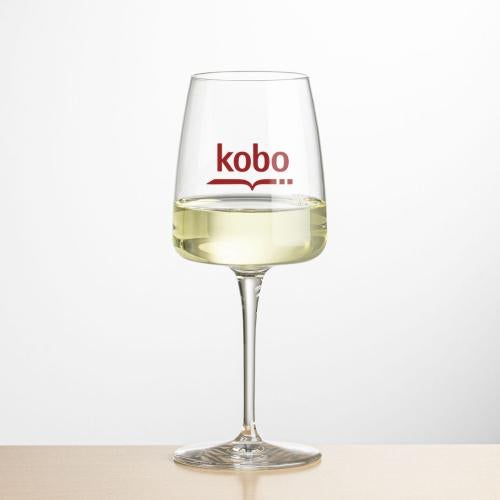 Corporate Recognition Gifts - Etched Barware - Wine Glasses - Dunhill Wine - Imprinted