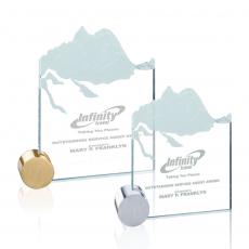 Employee Gifts - Hillstone Jade Circle Glass Award