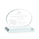 Austin Clear (Horiz) Circle Crystal Award