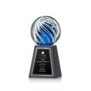 Genista Spheres on Tall Marble Glass Award