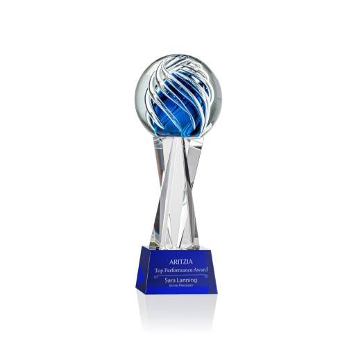 Corporate Awards - Modern Awards - Genista Spheres on Grafton Base Glass Award