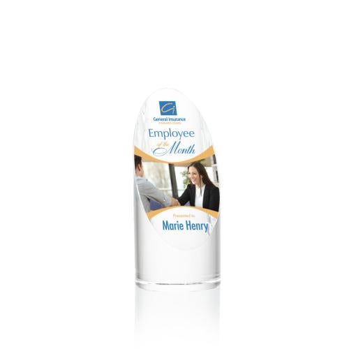 Corporate Awards - Full Color Awards - Lauder Full Color Circle Crystal Award