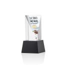 Easton Full Color Black on Base Obelisk Crystal Award