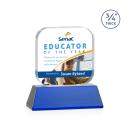 App Full Color Blue on Newhaven Crystal Award