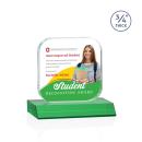 App Full Color Green Crystal Award