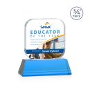 App Full Color Sky Blue on Newhaven Crystal Award