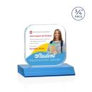 App Full Color Sky Blue Crystal Award