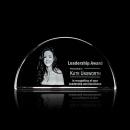 Cheltenham 3D Arch & Crescent Crystal Award