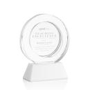 Templeton White on Base Circle Crystal Award