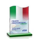 Unity Full Color Green Abstract / Misc Crystal Award
