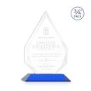Hawthorne Blue Arch & Crescent Crystal Award
