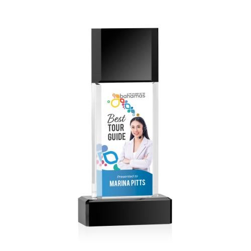 Corporate Awards - Full Color Awards - Middlesex Full Color Rectangle Crystal Award