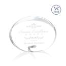 Mosaic Oval Silver Circle Acrylic Award