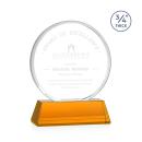 Blackpool Amber on Newhaven Circle Crystal Award