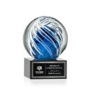 Genista Black on Hancock Base Spheres Glass Award