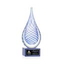 Kentwood Blue on Hancock Base Glass Award