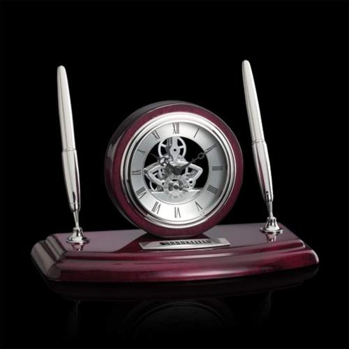 Corporate Gifts, Recognition Gifts and Desk Accessories - Clocks - Sunderland Clock/Pen Set