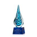 Worchester Blue on Robson Base Glass Award