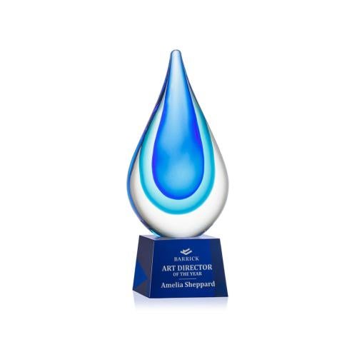 Corporate Awards - Modern Awards - Marseille on Robson Base - Blue