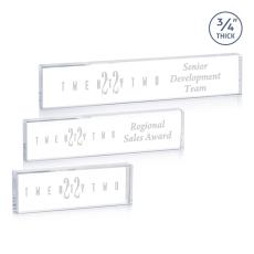 Lancaster Nameplate - Deep Etch - Desk Accessories