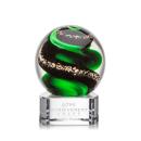 Zodiac Clear on Paragon Base Spheres Glass Award