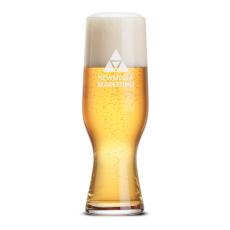Leipzig Beer Glass - Deep Etch - Etched Barware