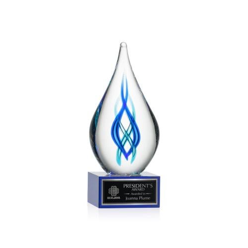 Corporate Awards - Modern Awards - Warrington on Hancock Base - Blue