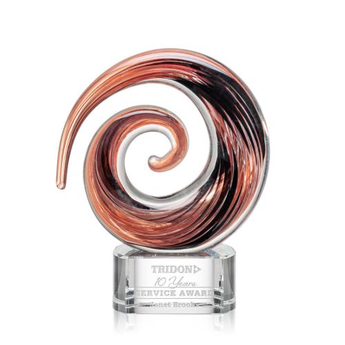 Corporate Awards - Modern Awards - Brighton Clear on Paragon Circle Glass Award