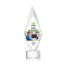 Manilow Full Color Clear on Paragon Base Crystal Award